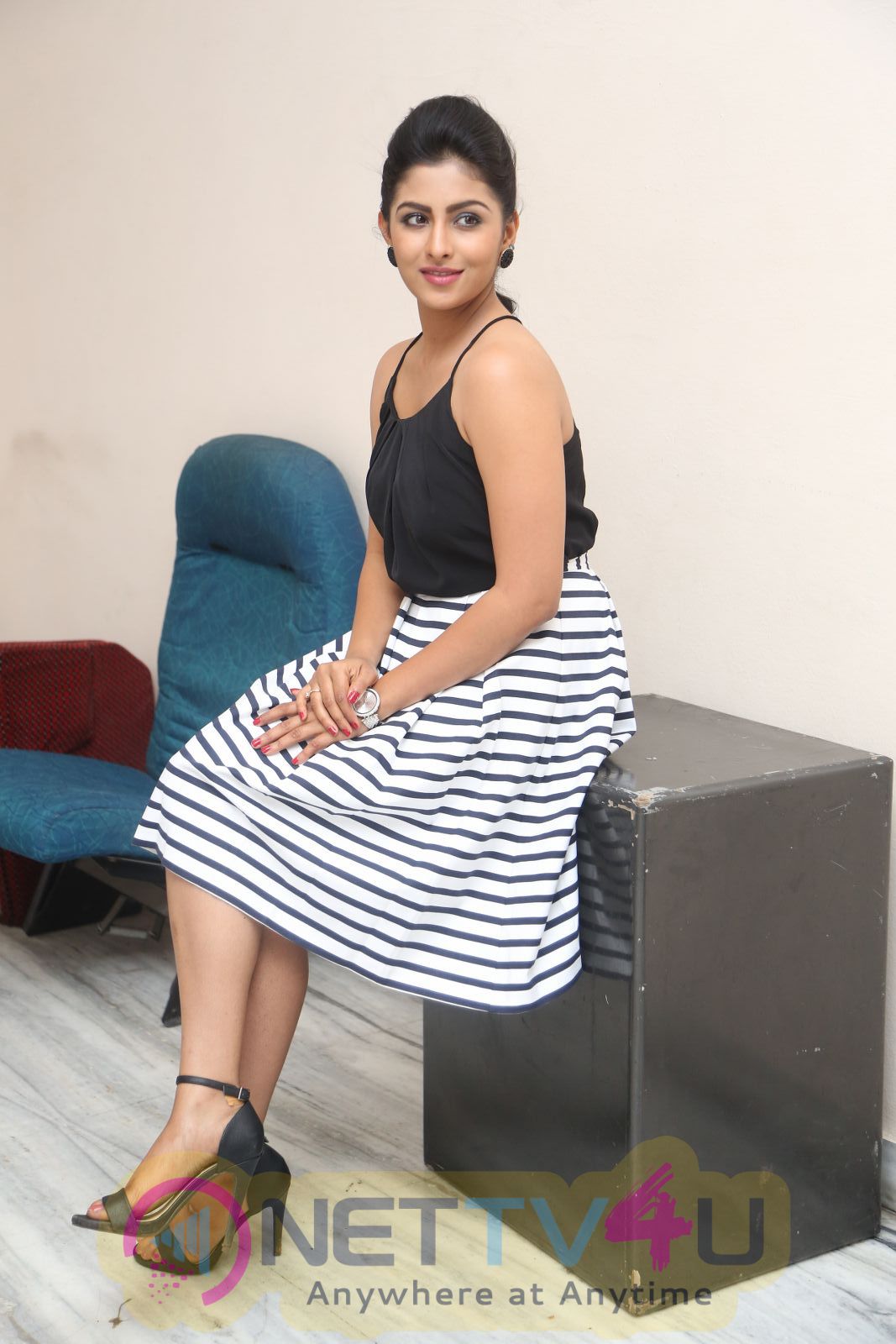 Actress Kruthika Jayakumar Cute Images At Intlo Deyyam Nakem Bhayam Success Meet  Telugu Gallery