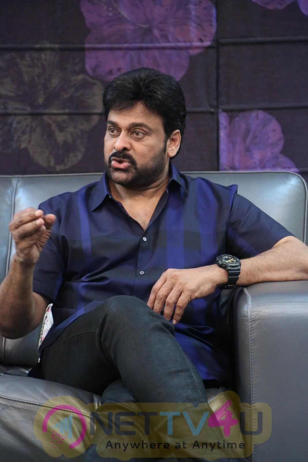 Megastar Chiranjeevi Exclusive Interview Images | 432665 | Galleries ...