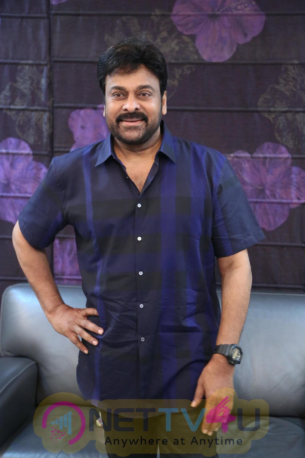 Megastar Chiranjeevi  Exclusive Interview Images Telugu Gallery