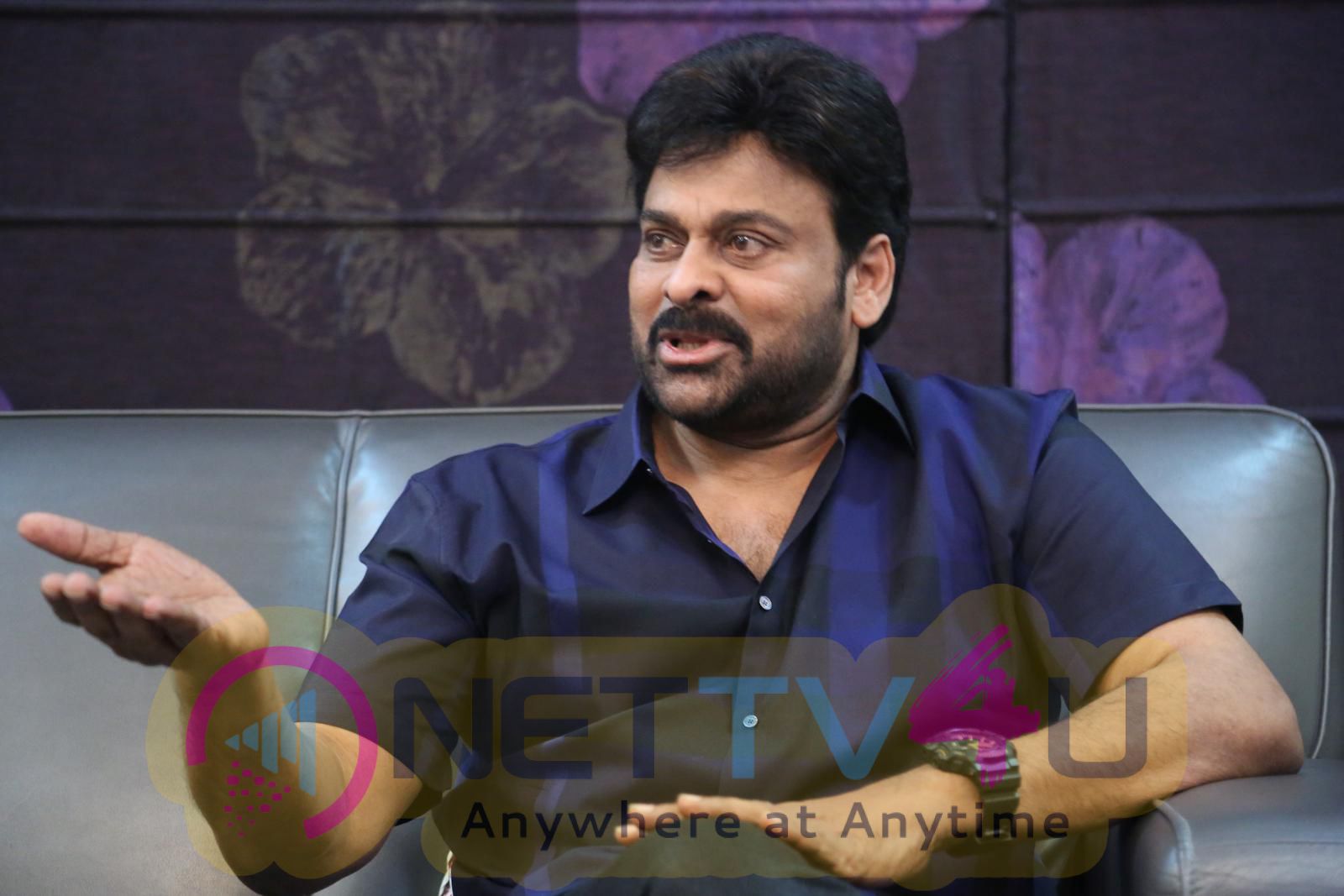 Megastar Chiranjeevi  Exclusive Interview Images Telugu Gallery