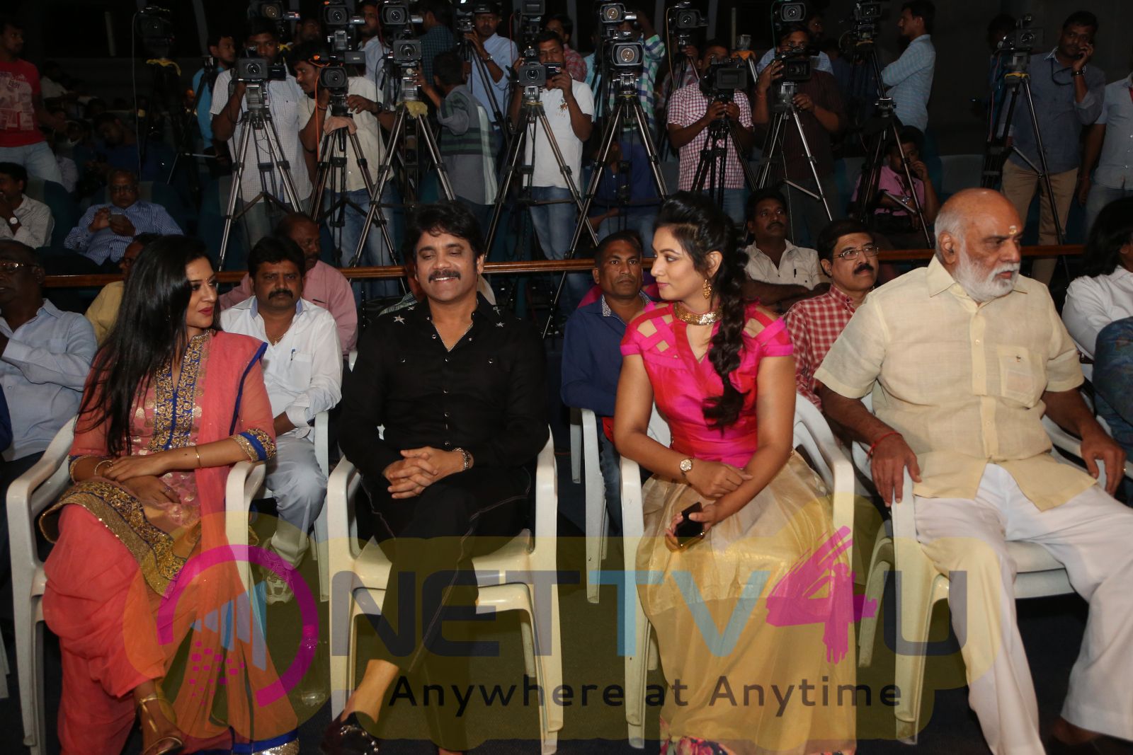 Om Namo Venkatesaya Movie Release Press Meet Cute Images Telugu Gallery