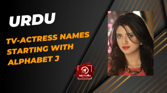 Urdu Tv-Actress Names Starting With Alphabet J