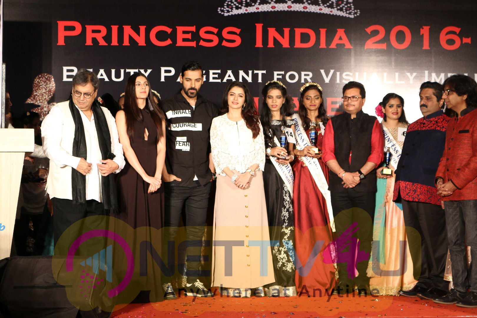  John Abraham,Bhagyashree,Subhash Ghai & Amyra Dastur Attends Princess India 2016-17 Beautiful Stills Hindi Gallery