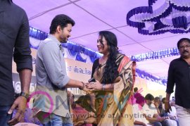 Actor Vijay At Nadigar Sangam Protest For Cauvery Issue Images Tamil Gallery