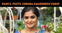 Ramya Nambeesan Posts Corona Awareness Video!