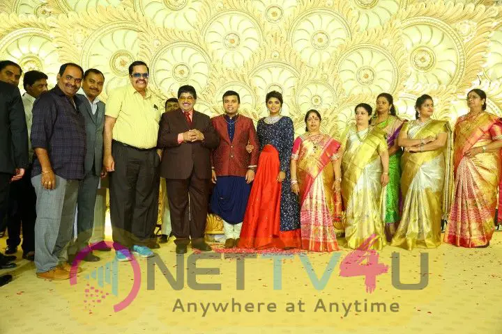 Ambica Krishna Grandson Wedding Reception Images Telugu Gallery