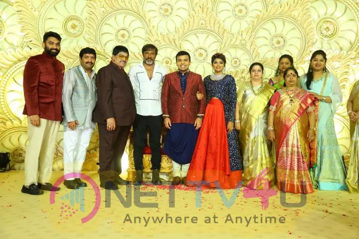 Ambica Krishna Grandson Wedding Reception Images Telugu Gallery