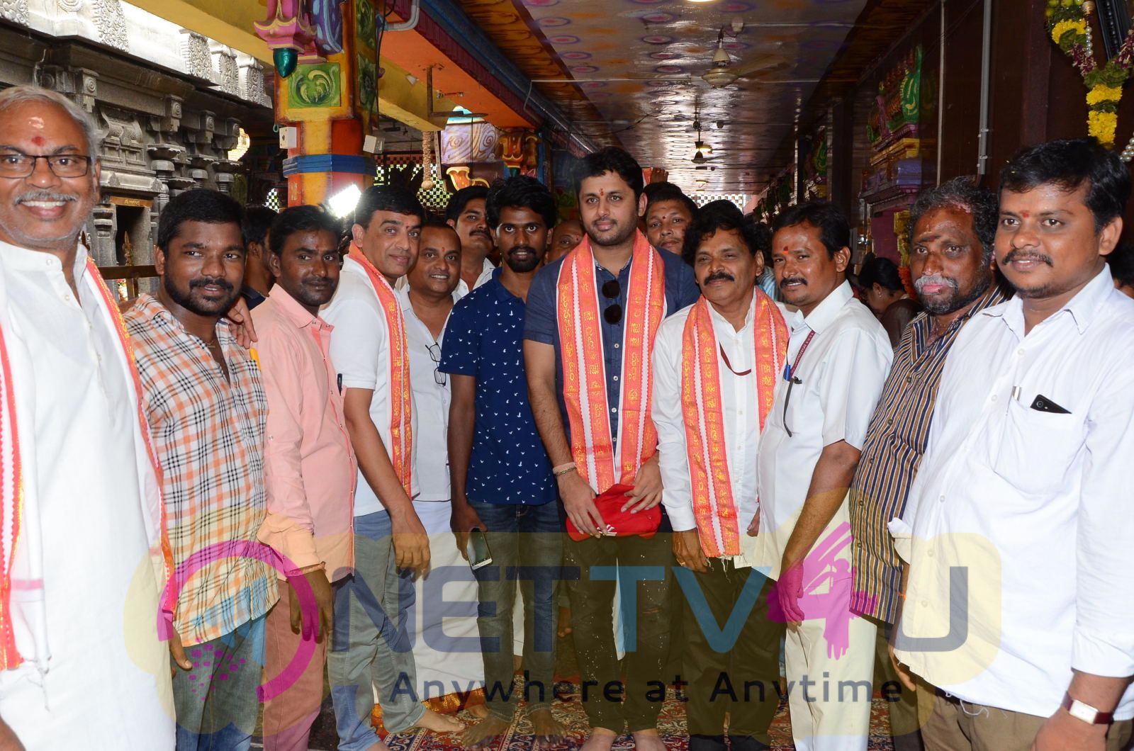 Srinivasa Kalyanam Movie Team At Vijayawada Kanaka Durga Temple Pics Telugu Gallery