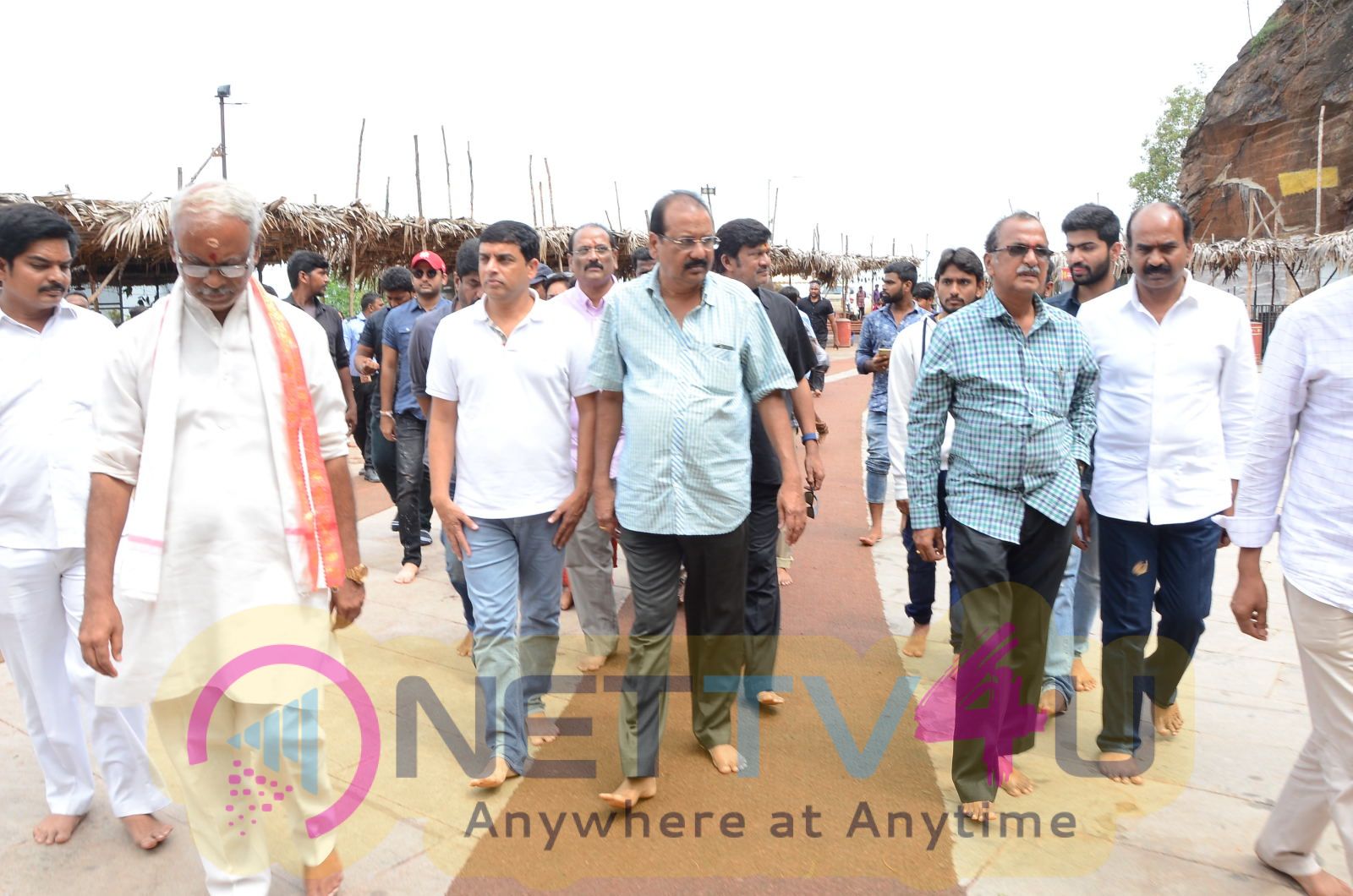 Srinivasa Kalyanam Movie Team At Vijayawada Kanaka Durga Temple Pics Telugu Gallery