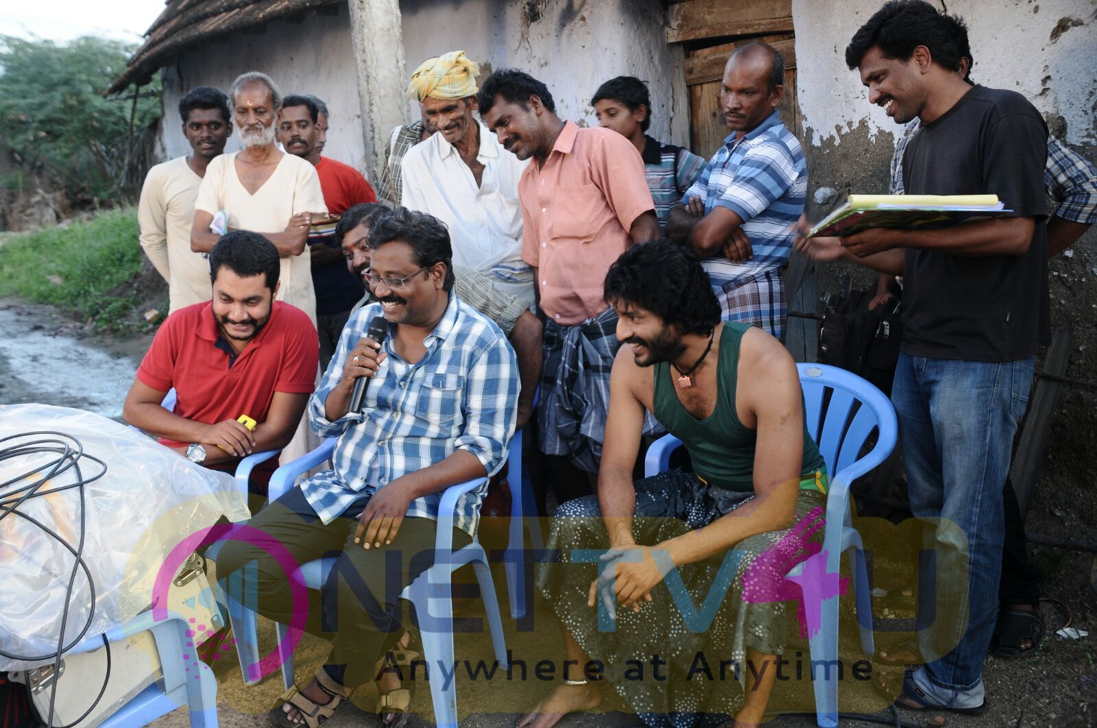 Kalathur Gramam Tamil Movie Shooting Spot Stills Tamil Gallery