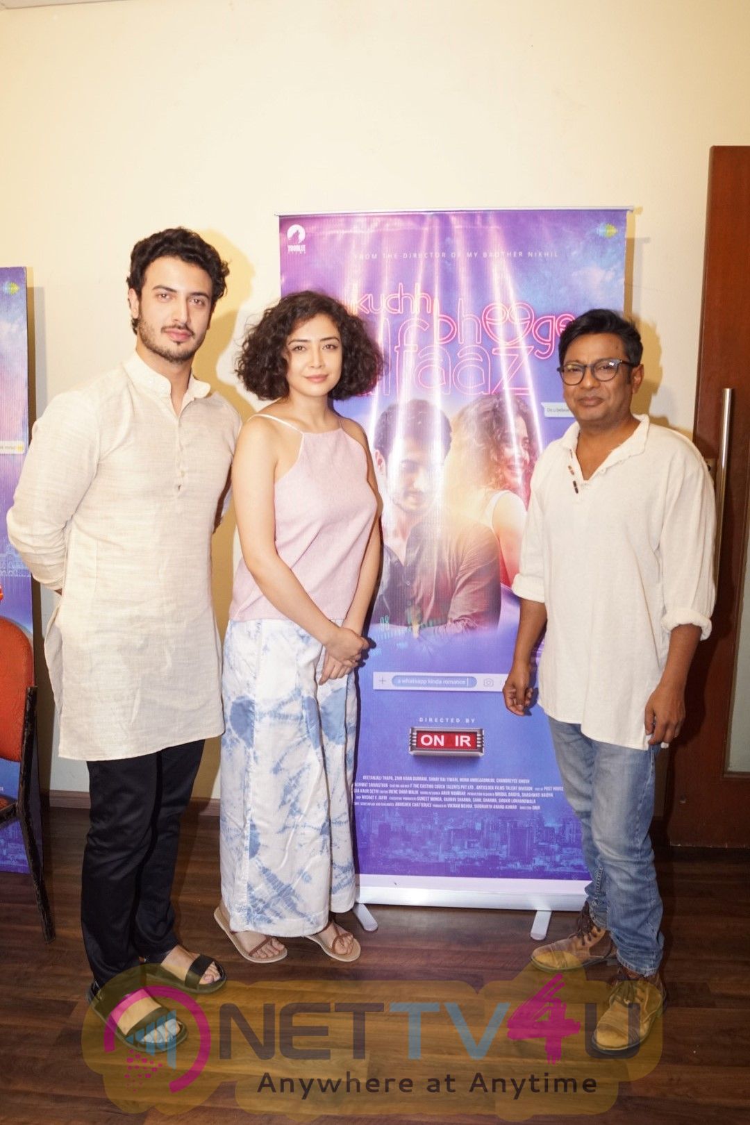 Onir, Zain Khan & Geetanjali Thapa For Film Kuchh Bheegay Alfaaz Hindi Gallery