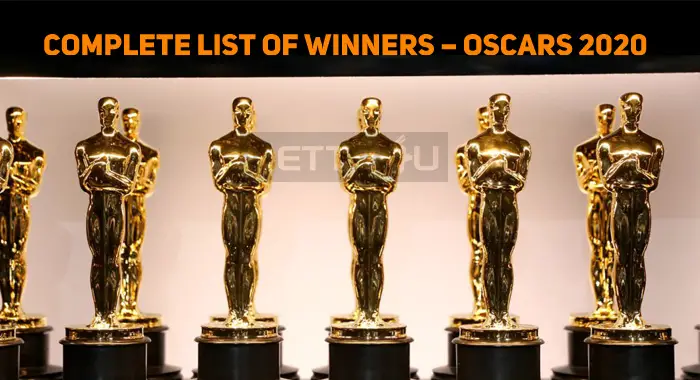 Here Is The Complete List Of Winners – Oscars 2020 | NETTV4U