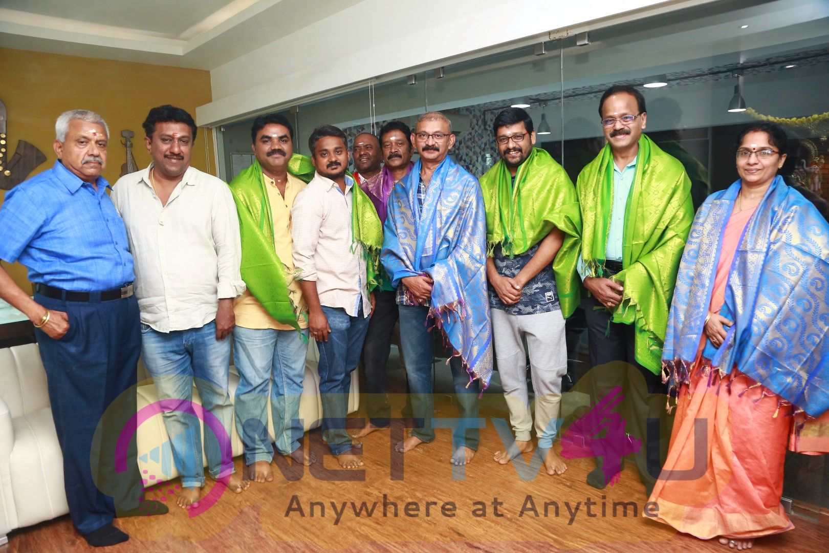 Kaatrin Mozhi Dubbing Started With A Pooja At Knack Studios Stills Tamil Gallery