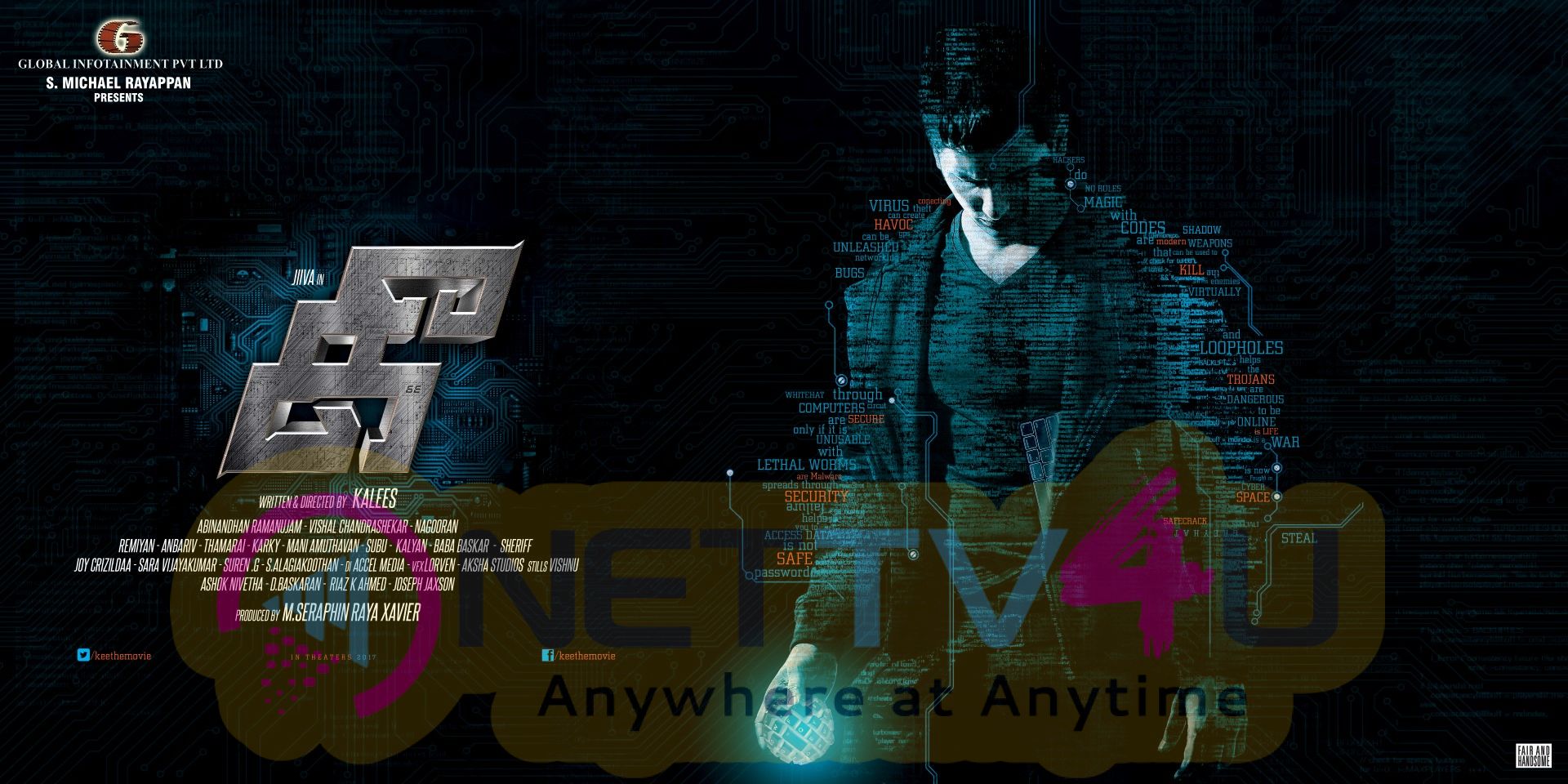 Actor Jiiva's Kee Movie Final Look Poster Tamil Gallery