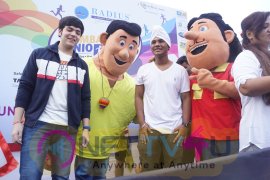 Dipannita Sharma, Claudia Ciesla, Tapu Sena Of Tarak Mehta, At Mumbai Juniorthon An Annual Running Event For Kids Pics Hindi Gal