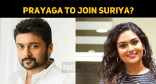Prayaga To Join Suriya?
