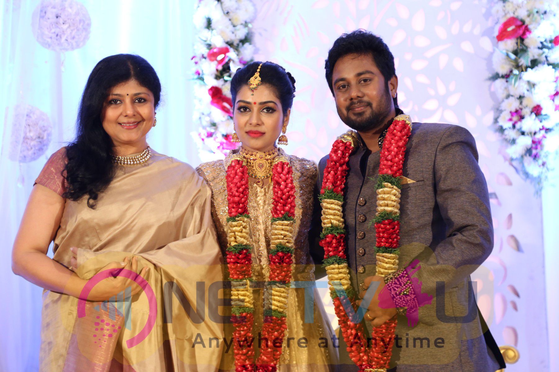 Pichaikaran Movie Heroine Satna Titus And Distributor Karthik Marriage Reception Magnificent Photos Tamil Gallery