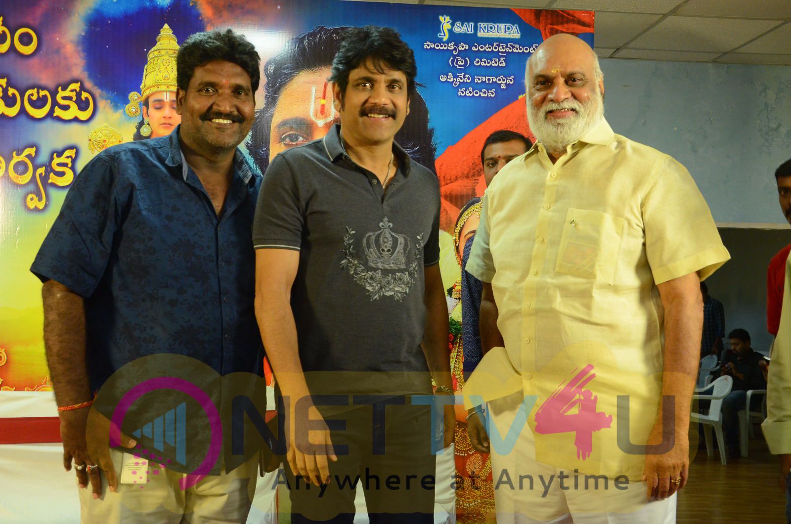 Stunning Stills Of Om Namo Venkatasaya Movie Press Meet Telugu Gallery