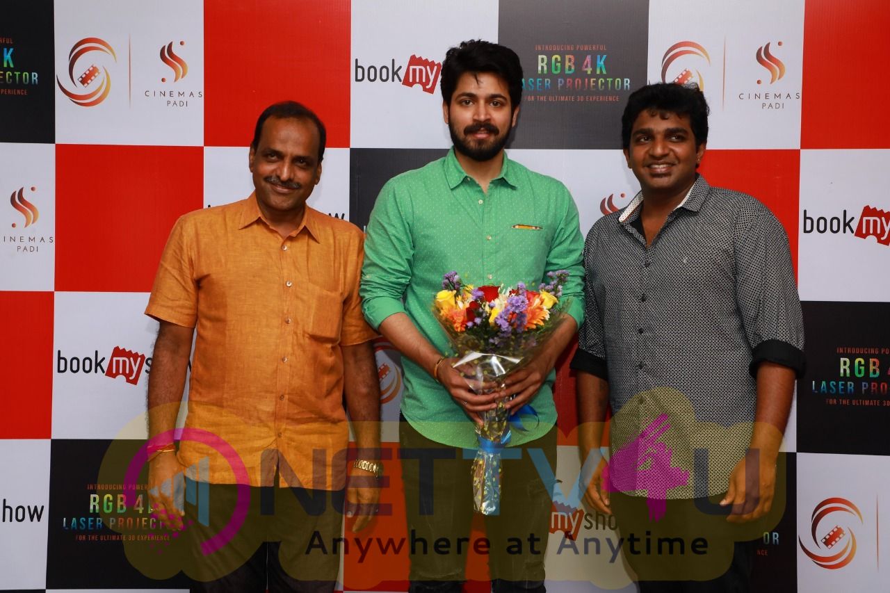 Harish Kalyan And GV Prakash Inaugurate RGB 4K LASER PROJECTION At Sivasakthi  Cinemas Pics Tamil Gallery