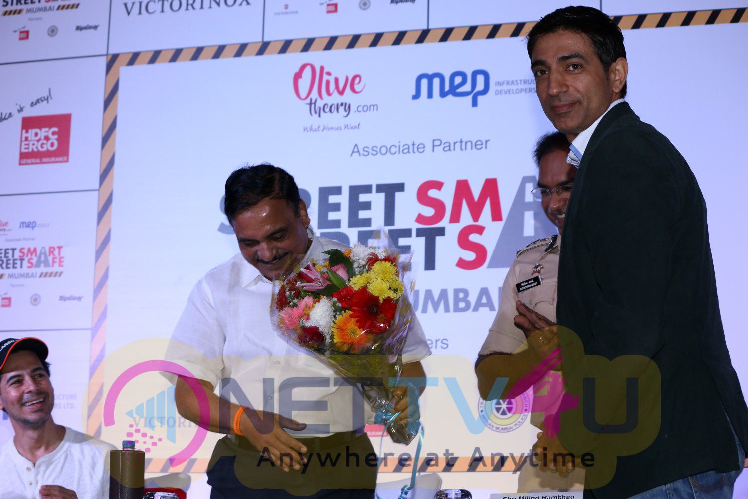 Dino Morea And Pooja Bedi At Pc Of Road Safety Campaign Stills Hindi Gallery