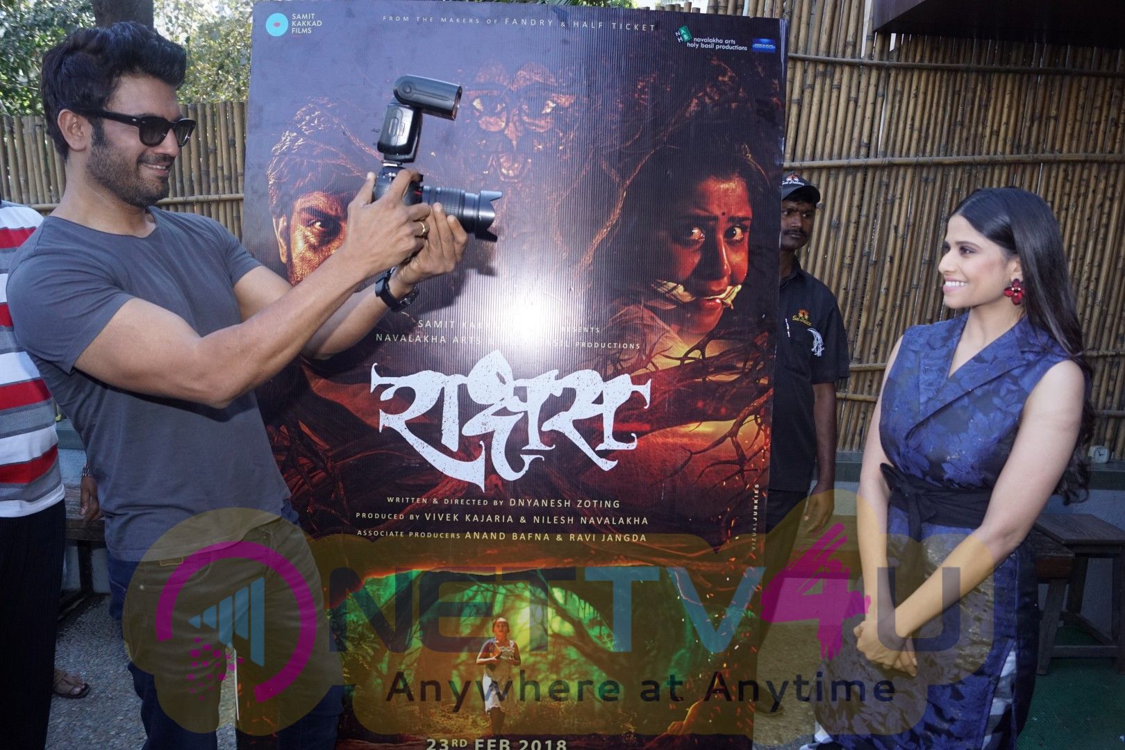 Interview With Sharad Kelkar & Sai Tamhankar For Marathi Film Raakshas Stills Hindi Gallery
