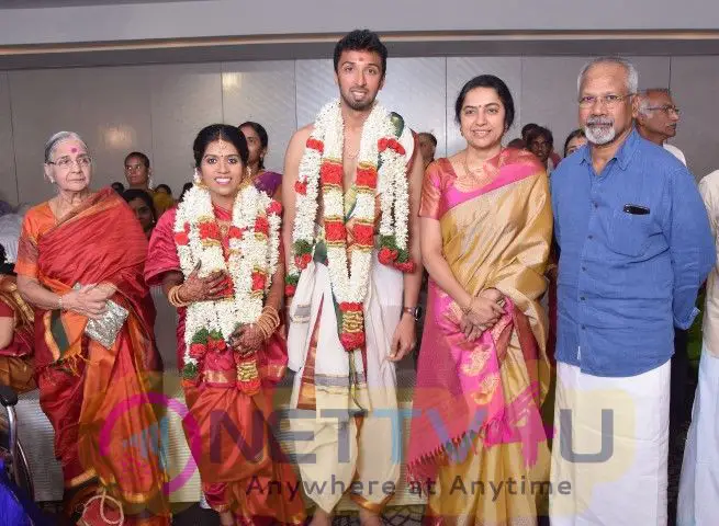 Manobala Son Marriage Images  Tamil Gallery