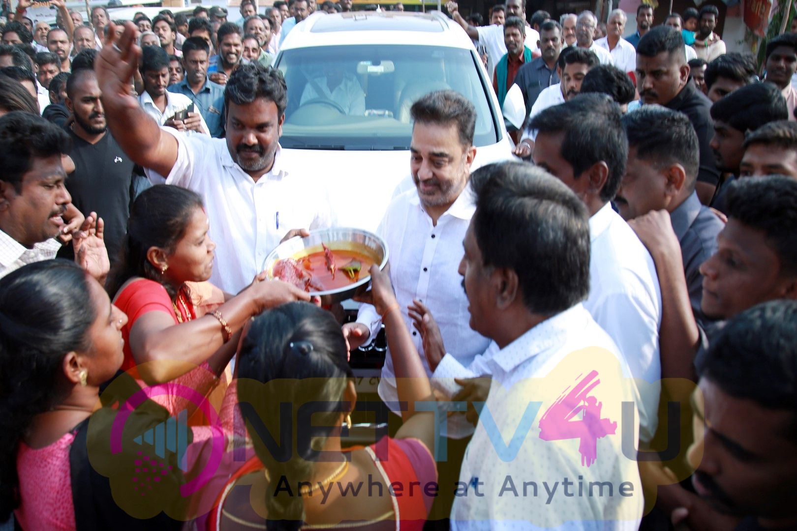 Kamal Haasan At Modakurichi, Erode District Images Tamil Gallery