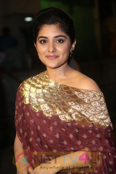 Actress Niveda Thomas Stunning In Maron Outfit  Telugu Gallery