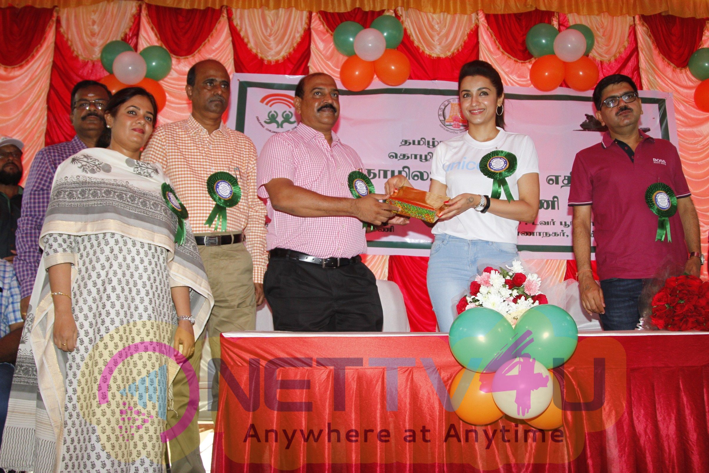 Trisha Join Hands In Child Labour Awareness Campaign  Tamil Gallery