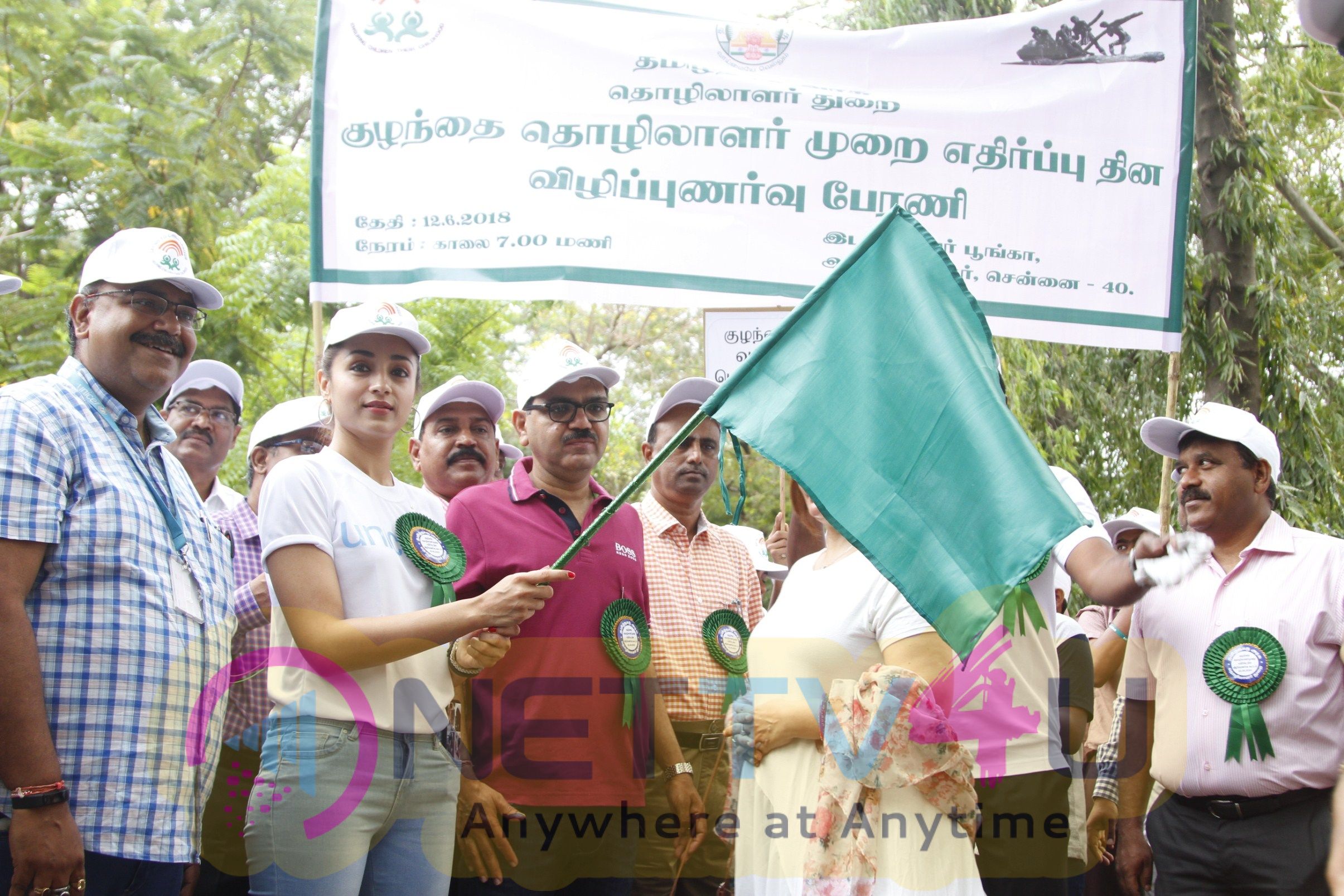 Trisha Join Hands In Child Labour Awareness Campaign  Tamil Gallery