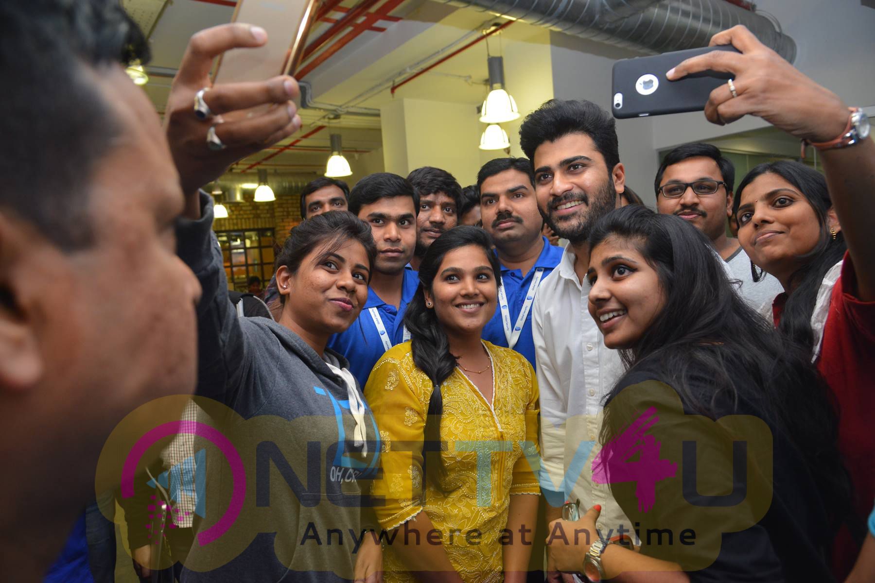 Dil Raju And Sharwanand At Facebook Hyderabad Office Photos Telugu Gallery