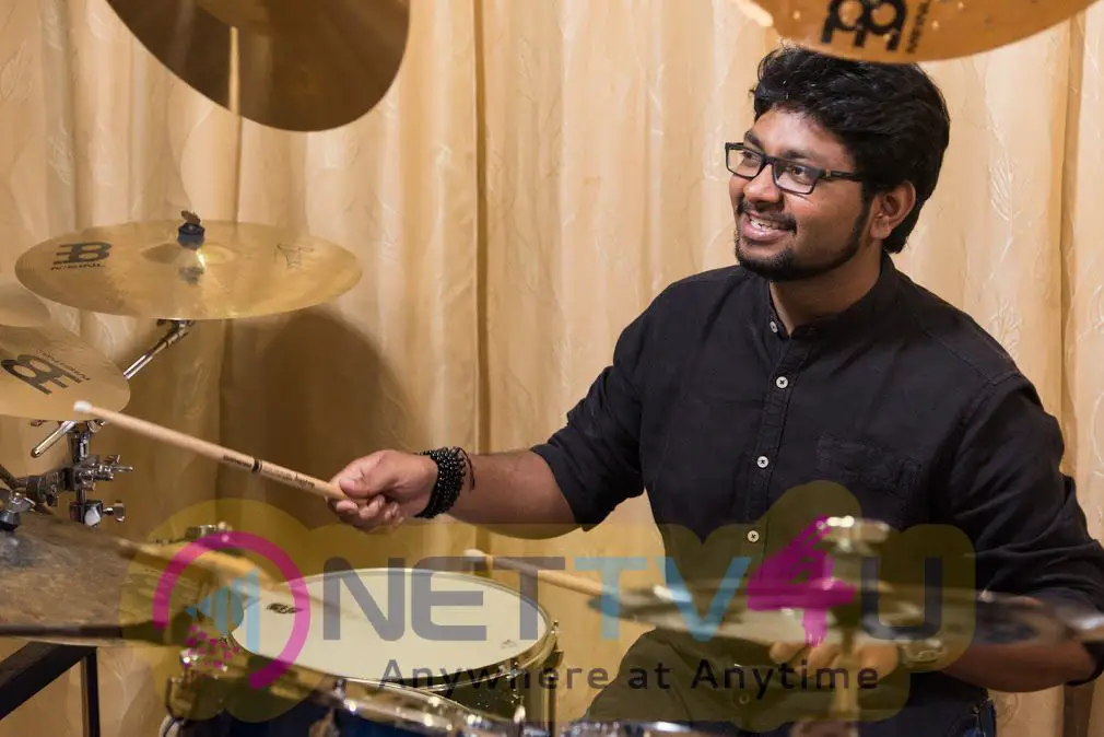 Drummer Siddharth Nagarajan Excellent Photos Tamil Gallery