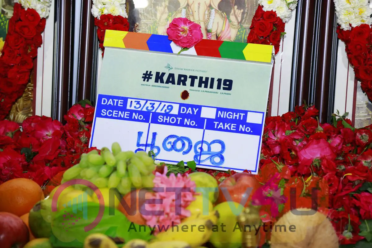 Karthi 19 Movie Pooja Images Tamil Gallery