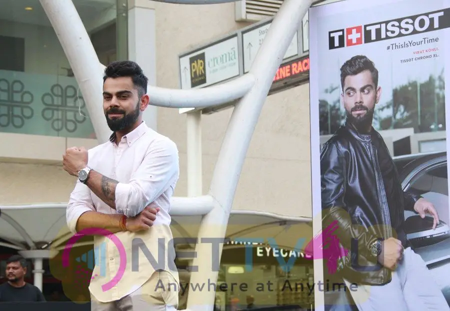 Virat Kohli At Opening Of New Boutique Tissot A Swiss Watch Brand In Mumbai Pics Hindi Gallery