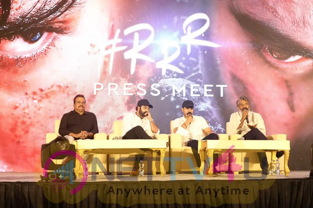 RRR Movie Press Meet Pics Telugu Gallery