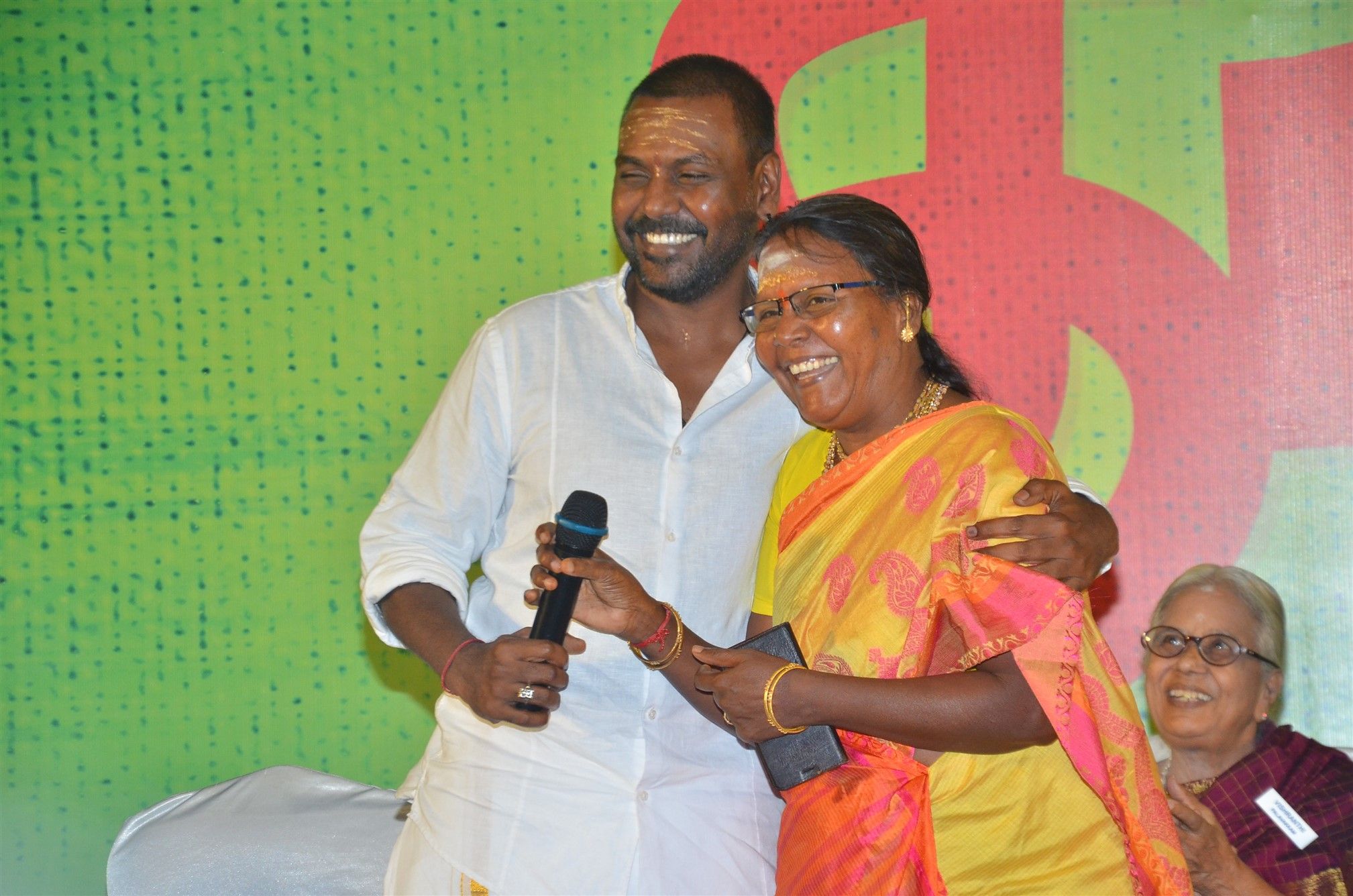Actor Raghava Lawrence Mothers Day Special Thaai Album Song Launch Event Images Tamil Gallery