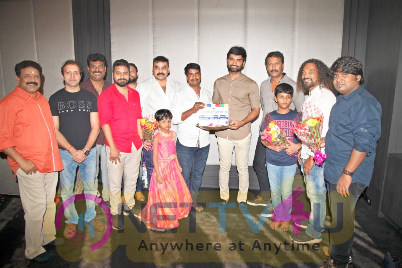 Atharvaa Murali And Director Kannan New Film Production No.3 Pooja Pics Tamil Gallery