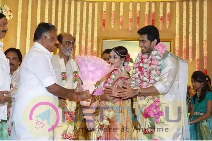 Rajinis Daughter Soundarya Wedding & Reception Images Tamil Gallery