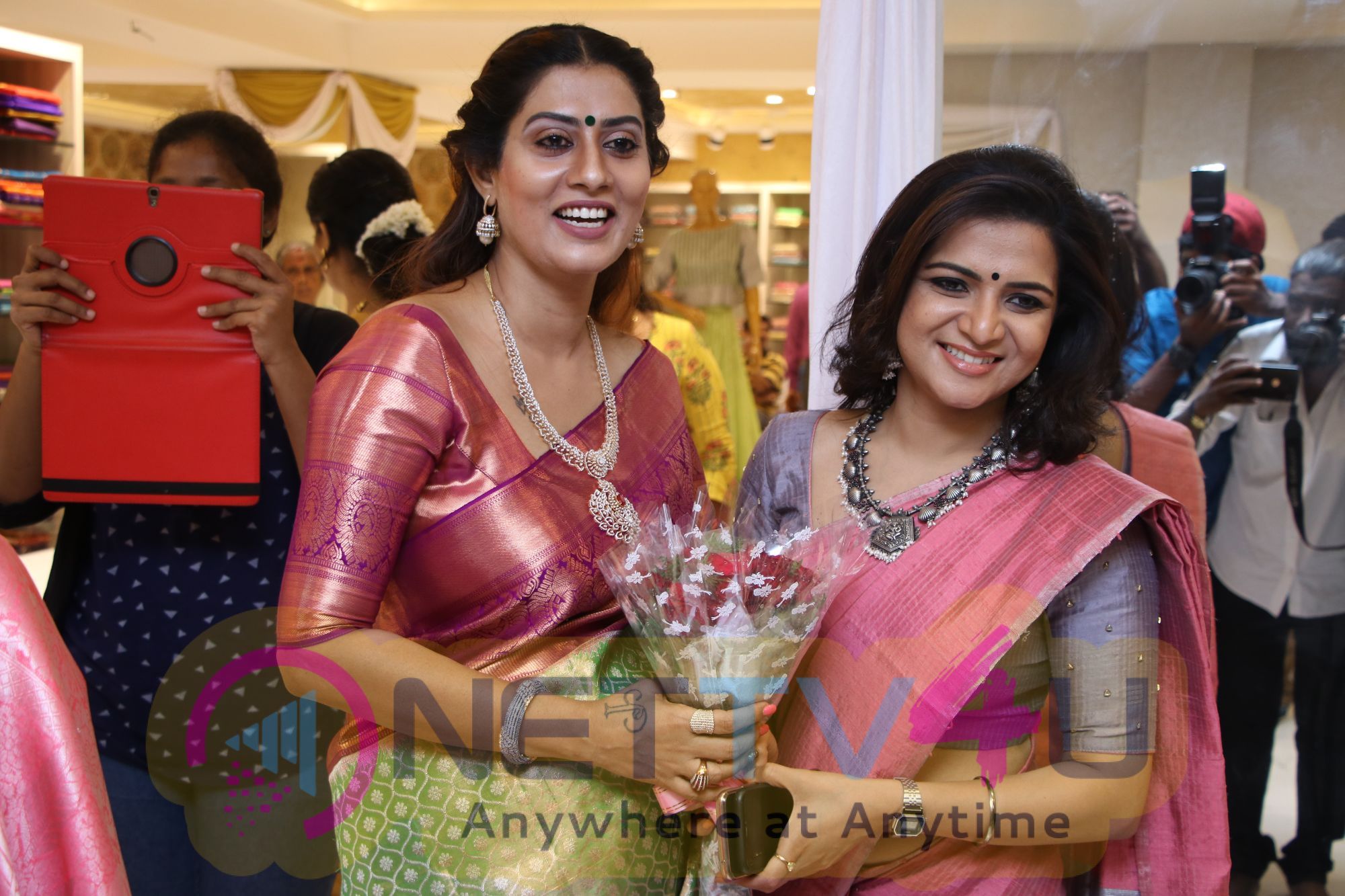 Celebrities Are Launching Clothing Showroom Pics Tamil Gallery