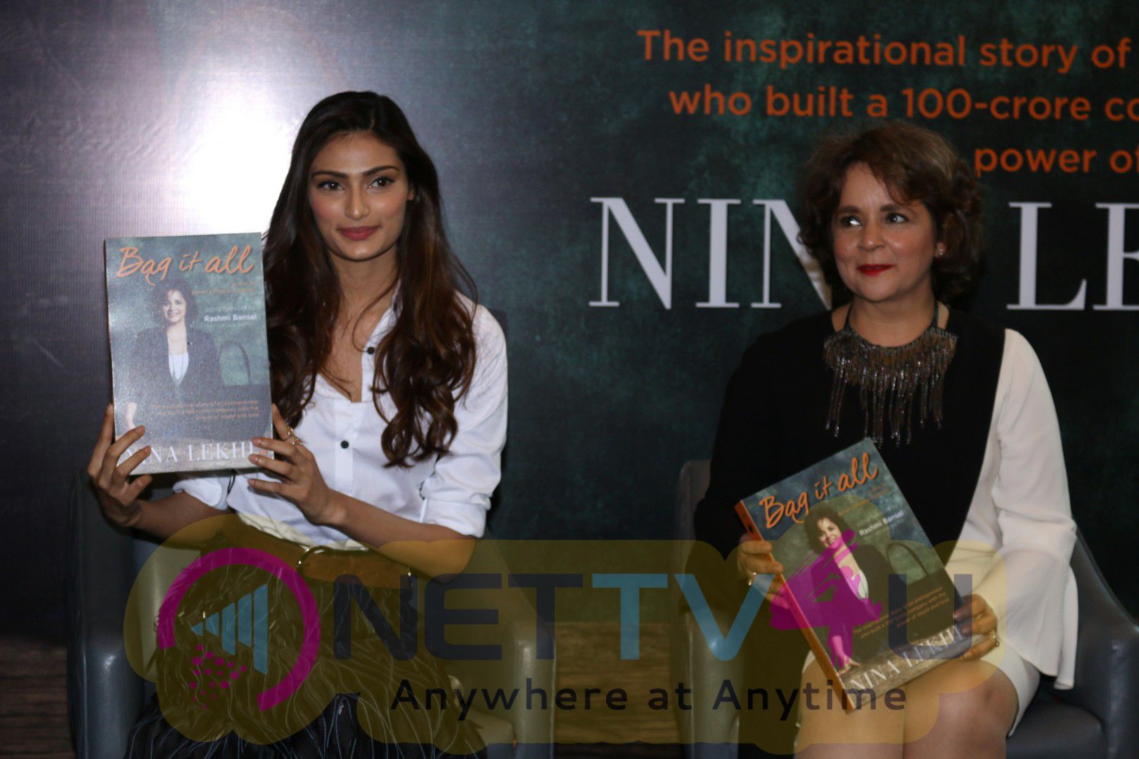 Actress Athiya Shetty Launch Nina Lekhi's Biography 'Bag It All' Stills Hindi Gallery