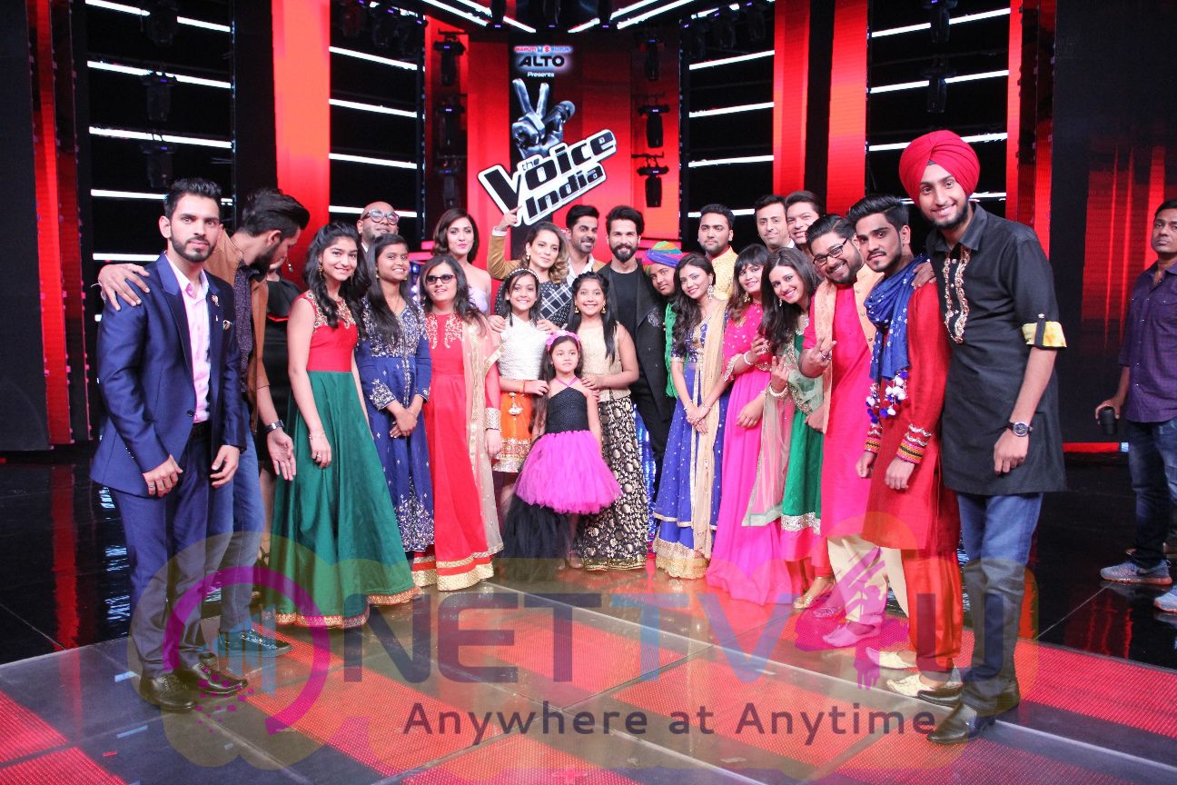 Rangooning On The Sets Of The Voice India Season 2 Stills Hindi Gallery