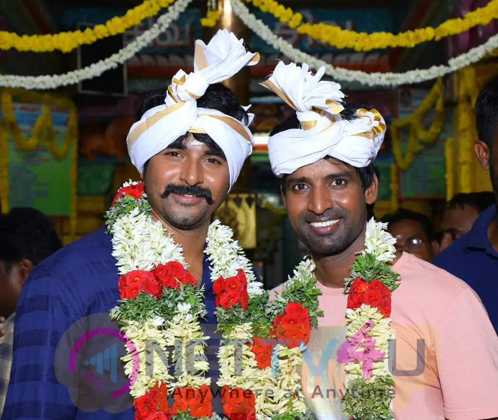 Actor Sivakartikeyan New Film Pooja Images Tamil Gallery