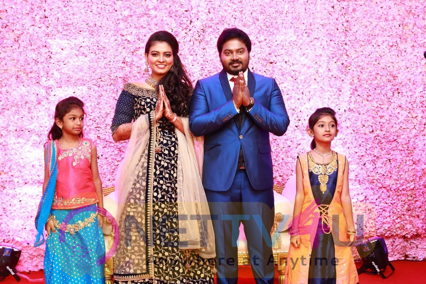 Actor Pandiarajan Son Wedding Reception Photos  Tamil Gallery