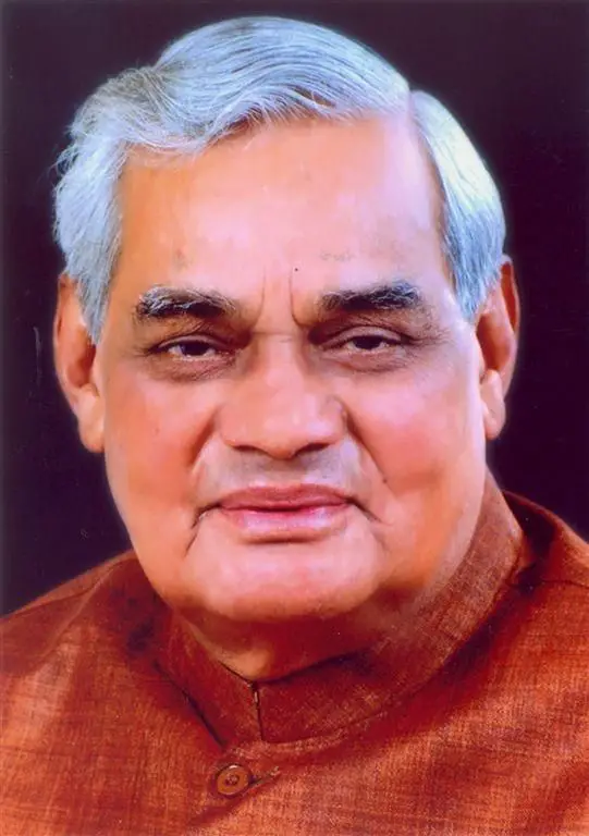 Hindi Politician Atal Bihari Vajpayee