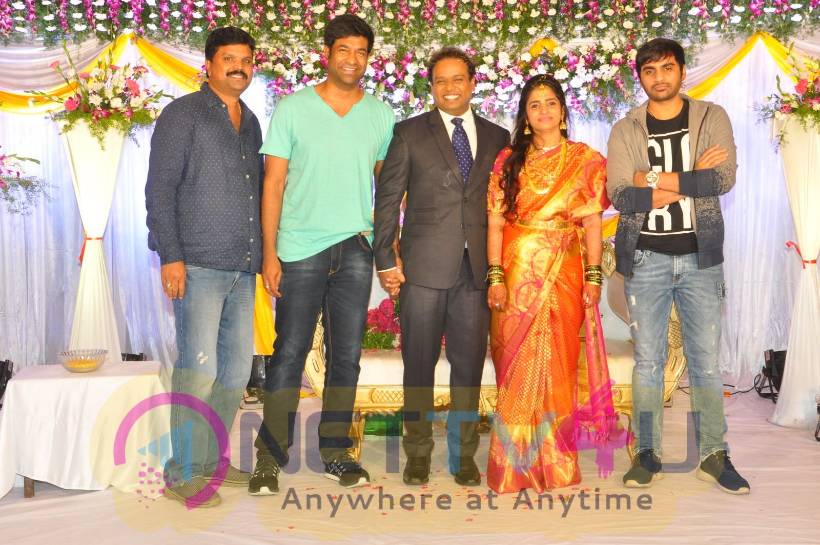 Telugu Comedian Harish Wedding Reception Stills Telugu Gallery