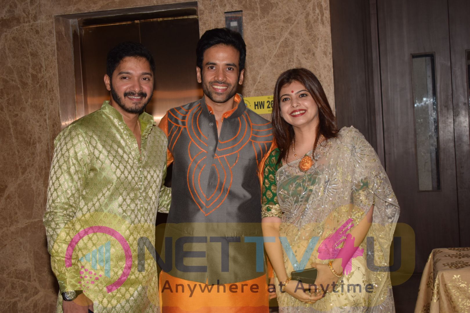 Tusshar Kapoor, Kriti Sanon & Other Celebs At Attend Producer Ramesh Taurani Diwali Party Photos Hindi Gallery