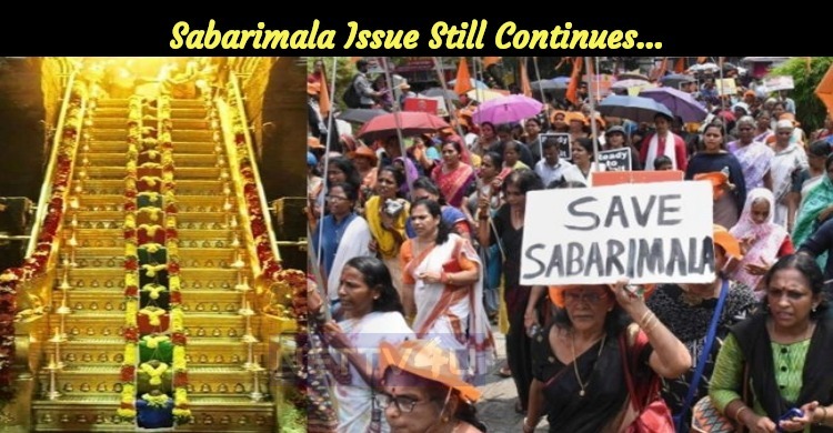 Sabarimala Issue Still Continues…