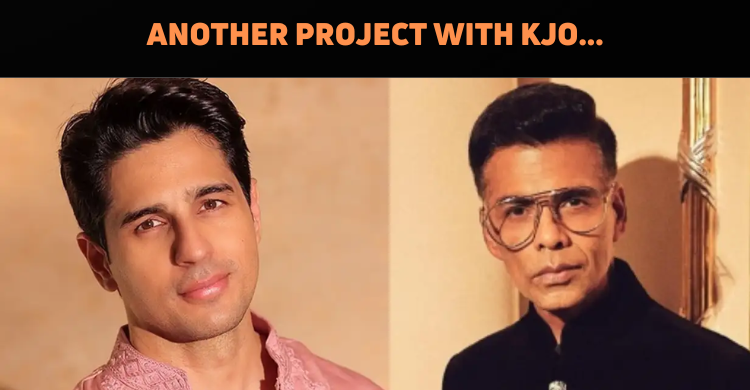 Sidharth Malhotra Returns To Dharma For New Pro..