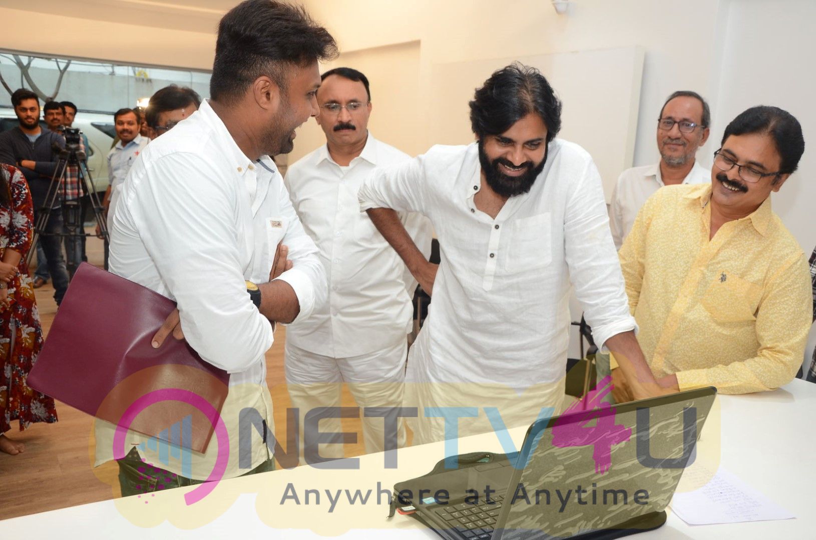  Powerstar Pawan Kalyan Launched Aatagadhara Siva Yettaagayya Shiva Song Event Images  Telugu Gallery
