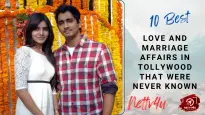 Top 10 Love And Marriage Affairs In Tollywood That Were Never Known
